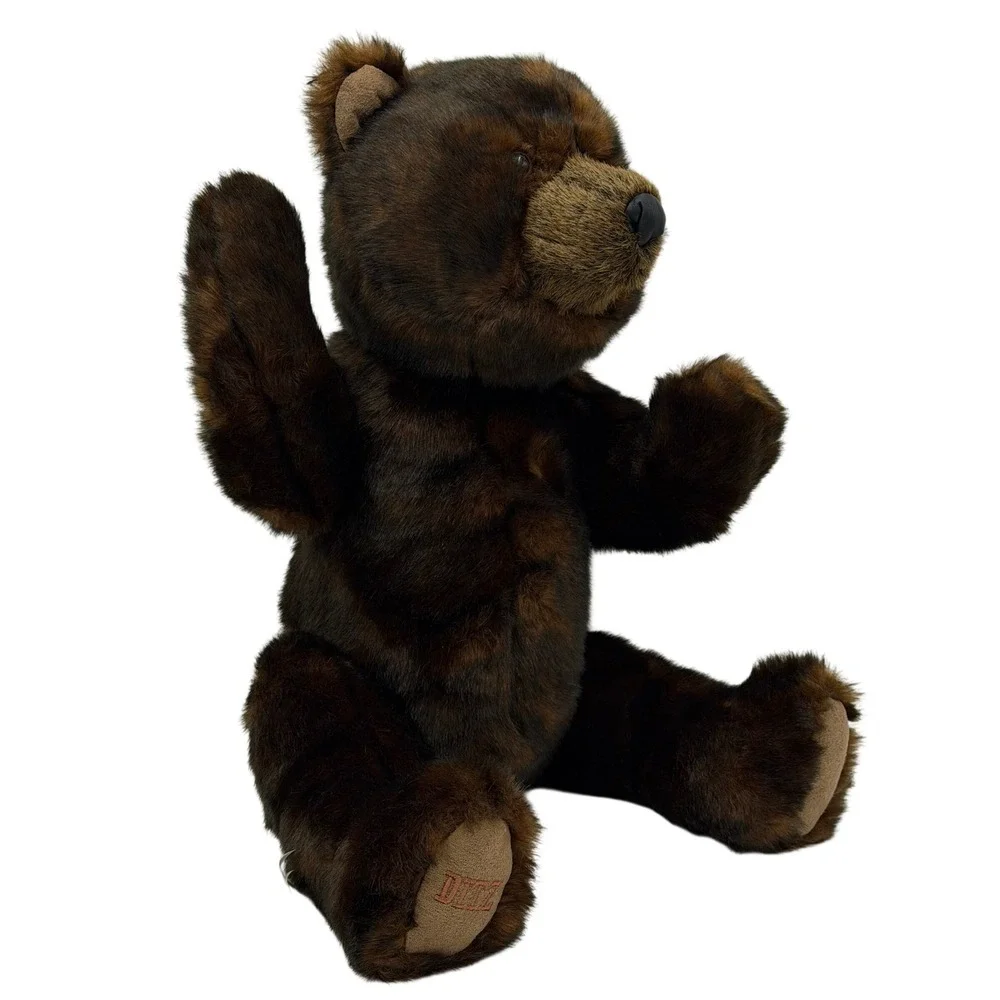 Ditz‎ Designs The Hen House Grizzly Bear Plush Jointed Stuffed Animal Realistic